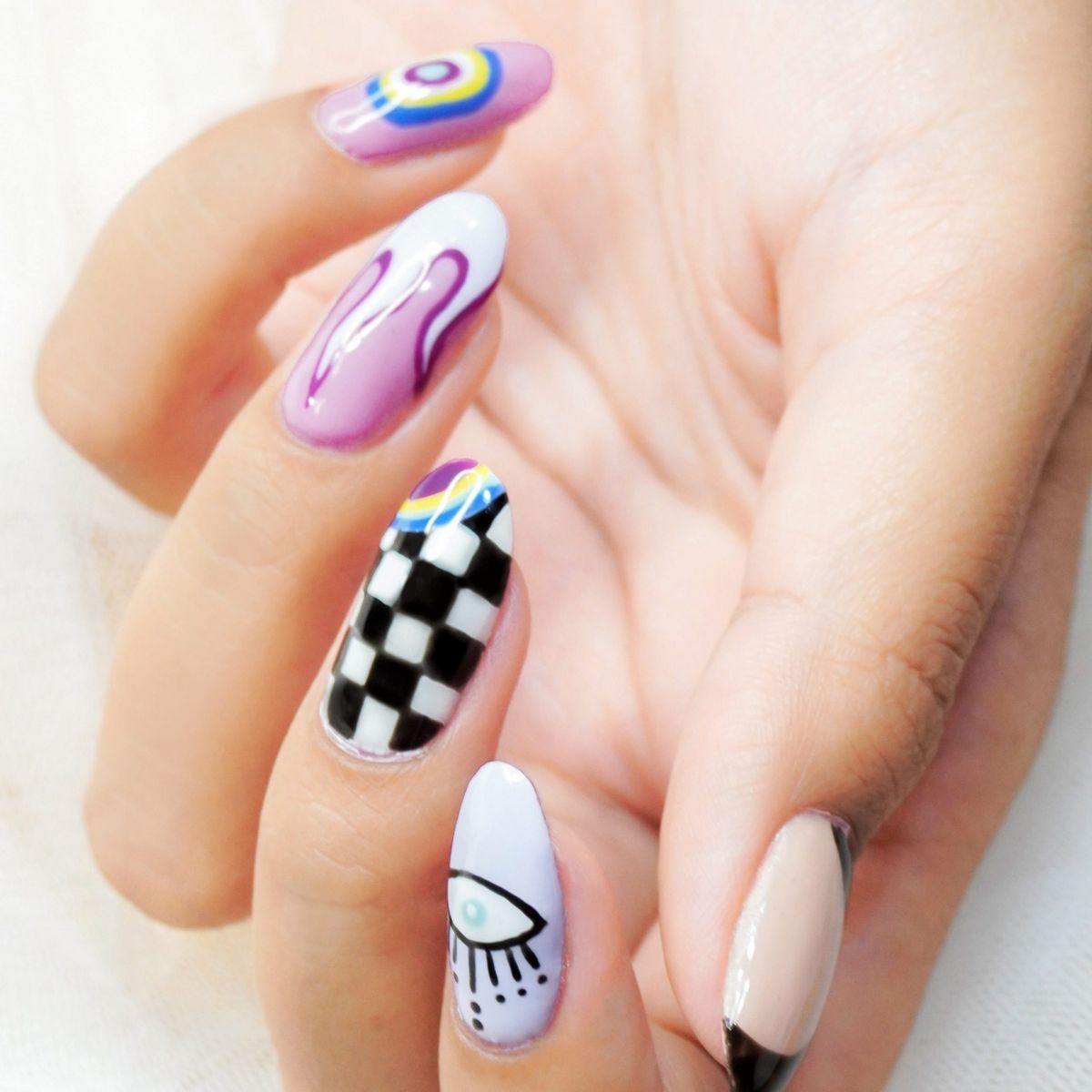 Mix and Match NailArt Idea